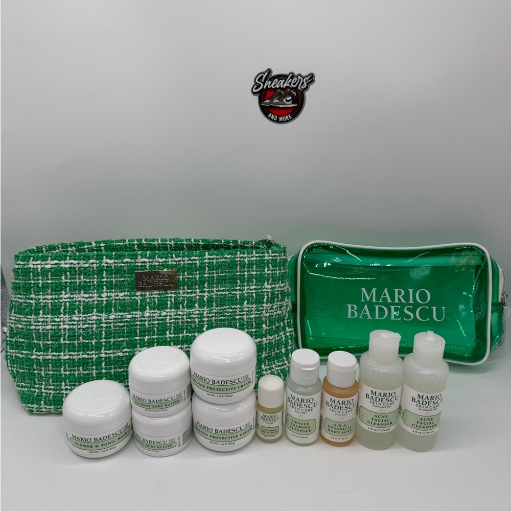 Mario Badescu Skincare Bundle Travel Set Mask Cream Face Body Cleanser Soap